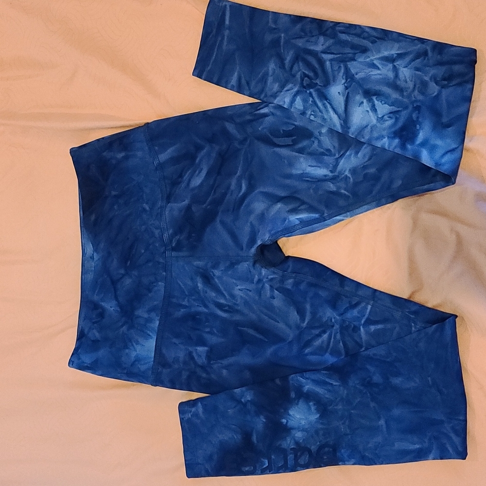 Beyond Yoga barre3 leggings, M, bIue